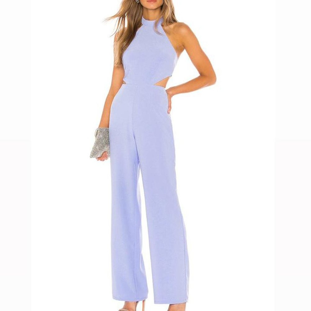 NBD x Naven Olivia Jumpsuit in Pale Iris